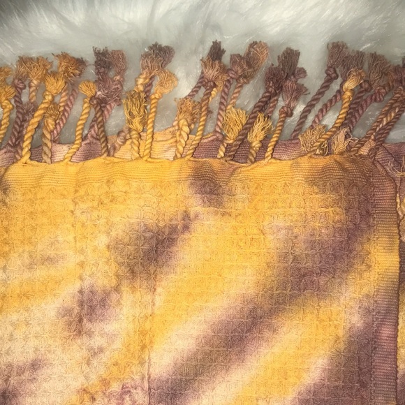 TURKISH COTTON WAFFLE TIE DYE TOWEL/BLANKET - Picture 3 of 6